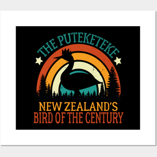 Funny Puteketeke New Zealand's Bird Of The Century Vintage Posters and Art